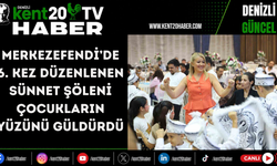 Merkezefendi’de 6. kez düzenlenen sünnet şöleni çocukların yüzünü güldürdü