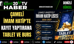 Çameli İmam Hatip'te Kayıt Yaptırana Tablet ve Burs