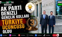 AK Parti Denizli Gençlik Kolları Türkiye Üçüncüsü Oldu
