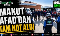 MAKUT AFAD'dan Tam Not Aldı