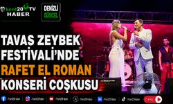 Tavas Zeybek Festivali'nde Rafet El Roman Konseri Coşkusu