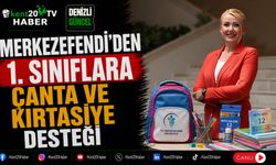 Merkezefendi'den 1. Sınıflara Çanta ve Kırtasiye Desteği