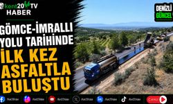 Gömce-İmrallı Yolu Tarihinde İlk Kez Asfaltla Buluştu