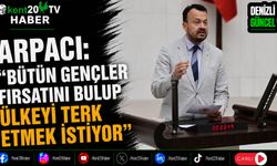 Arpacı: "Bütün Gençler Fırsatını Bulup Ülkeyi Terk Etmek İstiyor"