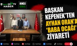 Başkan Kepenek'ten Ayhan Oran'a 'Baba Ocağı' Ziyareti