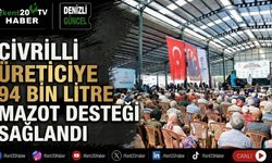 Çivrilli üreticiye 94 bin litre mazot desteği sağlandı