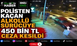 Polisten Kaçan Alkollü Sürücüye 450 Bin TL Ceza Kesildi