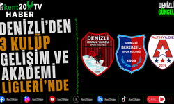 Denizli’den 3 kulüp Gelişim ve Akademi Ligleri’nde