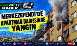 Merkezefendi’de Apartman Dairesinde Yangın