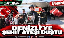 Denizli'ye Şehit Ateşi Düştü