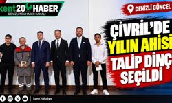 Çivril'de yılın ahisi Talip Dinç seçildi