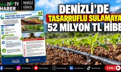 Denizli’de Tasarruflu Sulamaya 52 Milyon TL Hibe