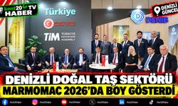 Denizli doğal taş sektörü Marmomac 2026'da boy gösterdi