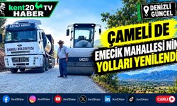 Çameli'de Emecik Mahallesi'nin yolları yenilendi