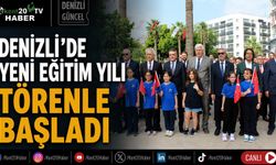Denizli’de yeni eğitim-öğretim yılı çelenk töreniyle başladı