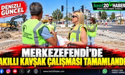 Merkezefendi’de akıllı kavşak çalışması tamamlandı