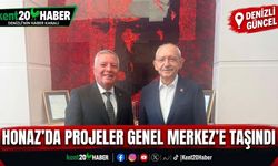 Honaz'da Projeler Genel Merkez'e Taşındı