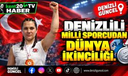 Denizlili Milli Sporcudan Dünya İkinciliği