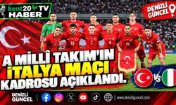 A Millî Takım'ın İtalya maçı kadrosu açıklandı