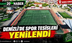 Denizli'de Spor Tesisleri Yenilendi