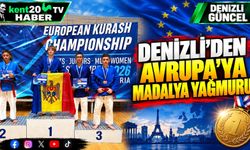 DENİZLİ’DEN AVRUPA’YA MADALYA YAĞMURU
