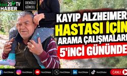 KAYIP ALZHEIMER HASTASI İÇİN ARAMA ÇALIŞMALARI 5'İNCİ GÜNÜNDE