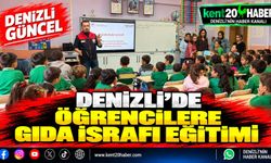 Denizli’de öğrencilere gıda israfı eğitimi