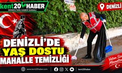 Denizli'de Yaş Dostu Mahalle Temizliği