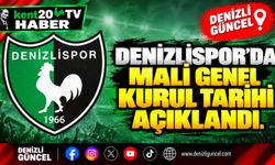 Denizlispor’da mali genel kurul tarihi açıklandı
