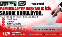 YENİ PARTİ PAMUKKALE’DE ÖN SEÇİM HEYECANI