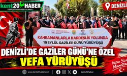 Denizli'de Gaziler Günü'ne Özel Vefa Yürüyüşü