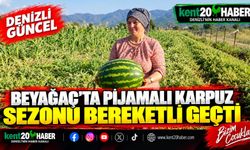 Beyağaç'ta Pijamalı Karpuz Sezonu Bereketli Geçti
