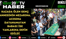 Kazada ölen genç annesinin mezarına, acısına dayanamayan babası ise yanlarına defin edildi