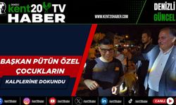 Başkan Pütün özel çocukların kalplerine dokundu