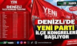 Denizli’de Yeni Parti İlçe Kongreleri Başlıyor
