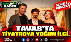 Tavas'ta Tiyatroya Yoğun İlgi
