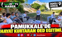 Pamukkale Belediyesi’nden Hayat Kurtaran OED Eğitimi