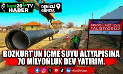 Bozkurt'un İçme Suyu Altyapısına 70 Milyonluk Dev Yatırım