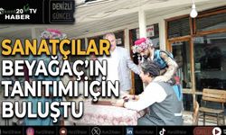 Sanatçılar Beyağaç’ın tanıtımı için buluştu