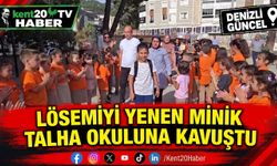 Lösemiyi Yenen Minik Talha Okuluna Kavuştu