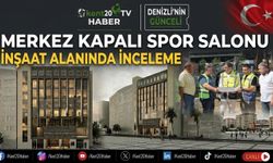 MERKEZ KAPALI SALONU İNŞAAT ALANINDA İNCELEME