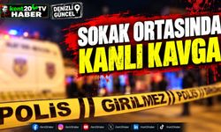 SOKAK ORTASINDA KANLI KAVGA