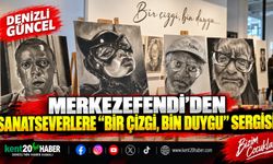 Merkezefendi'den Sanatseverlere "Bir Çizgi, Bin Duygu" Sergisi