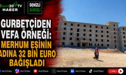 Gurbetçiden vefa örneği: Merhum eşinin adına 32 bin Euro bağışladı