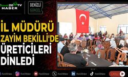 İl Müdürü Zayim Bekilli'de üreticileri dinledi