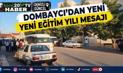Dombaycı’dan Yeni Eğitim Yılı Mesajı