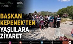 Başkan Kepenek’ten yaşlılara ziyaret