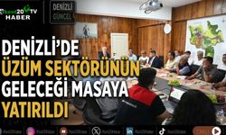 Denizli’de üzüm sektörünün geleceği masaya yatırıldı