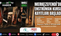 Merkezefendi’de enstrüman kursu kayıtları başladı