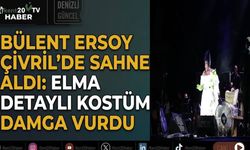 Bülent Ersoy Çivril’de sahne aldı: Elma detaylı kostüm damga vurdu